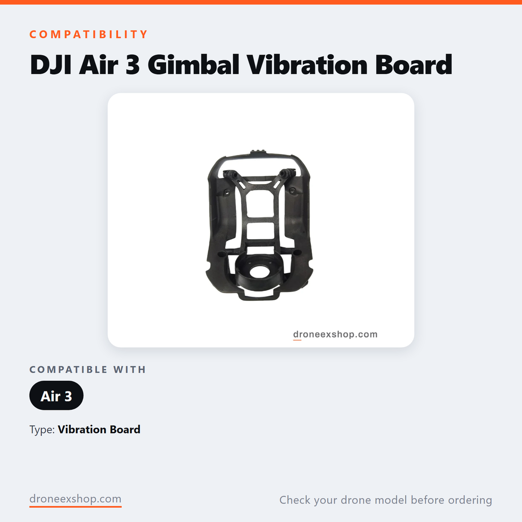 DJI Air 3 Gimbal Vibration Board - compatibility and type