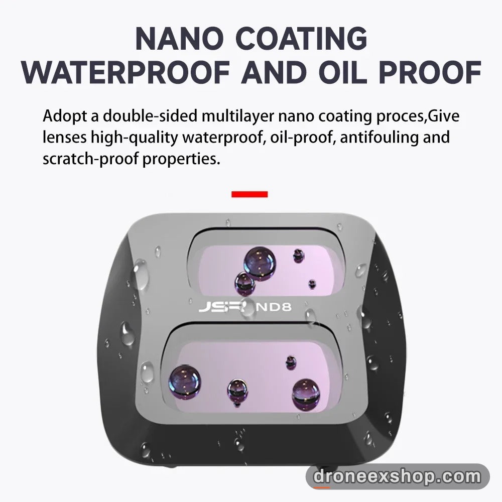 DJI Air 3 ND8/PL lens filter with waterproof and oil-proof nano coating