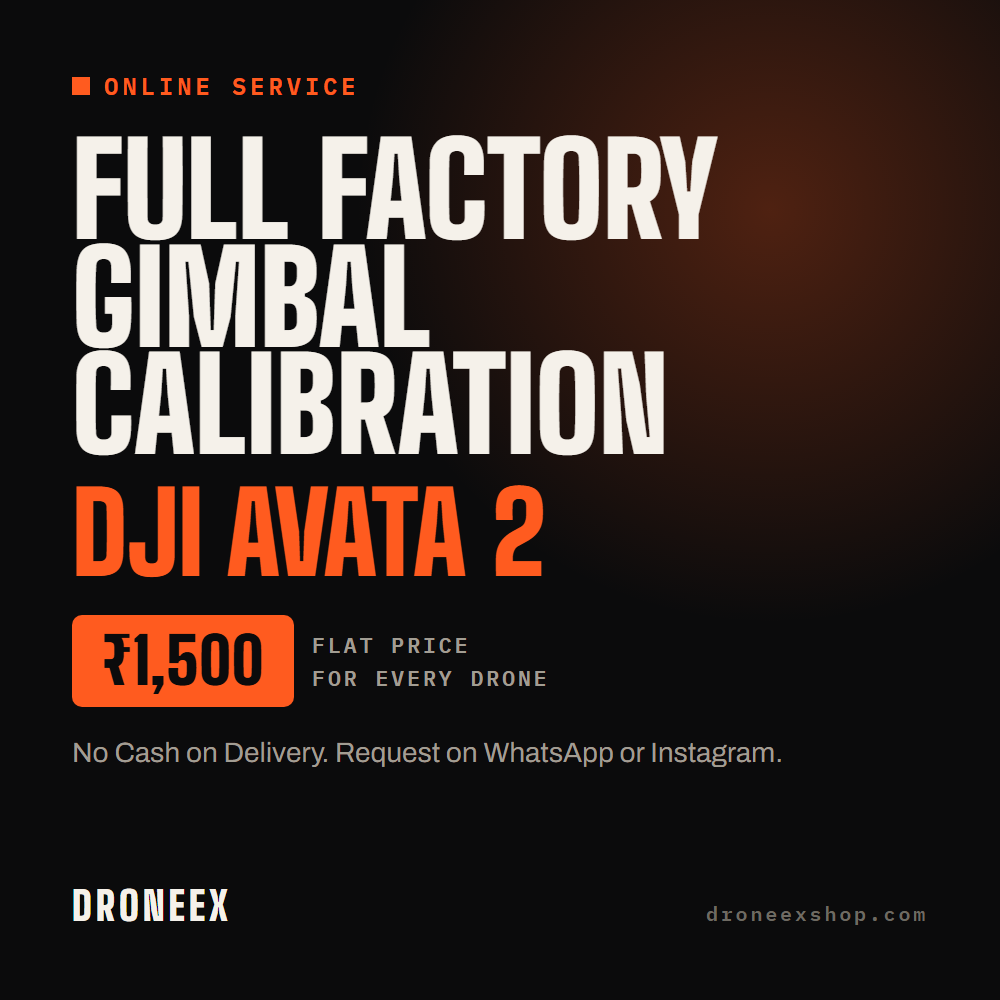 DJI Avata 2 Full Factory Gimbal Calibration, online service for Rs.1,500