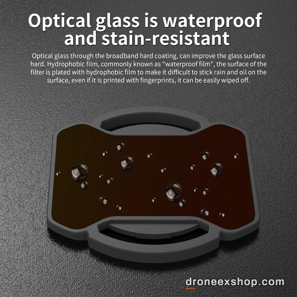 DJI Avata 2 ND8 lens filter, optical glass with waterproof and stain-resistant coating