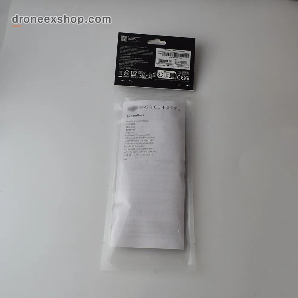 DJI Matrice 4 Series propellers pack, information card side