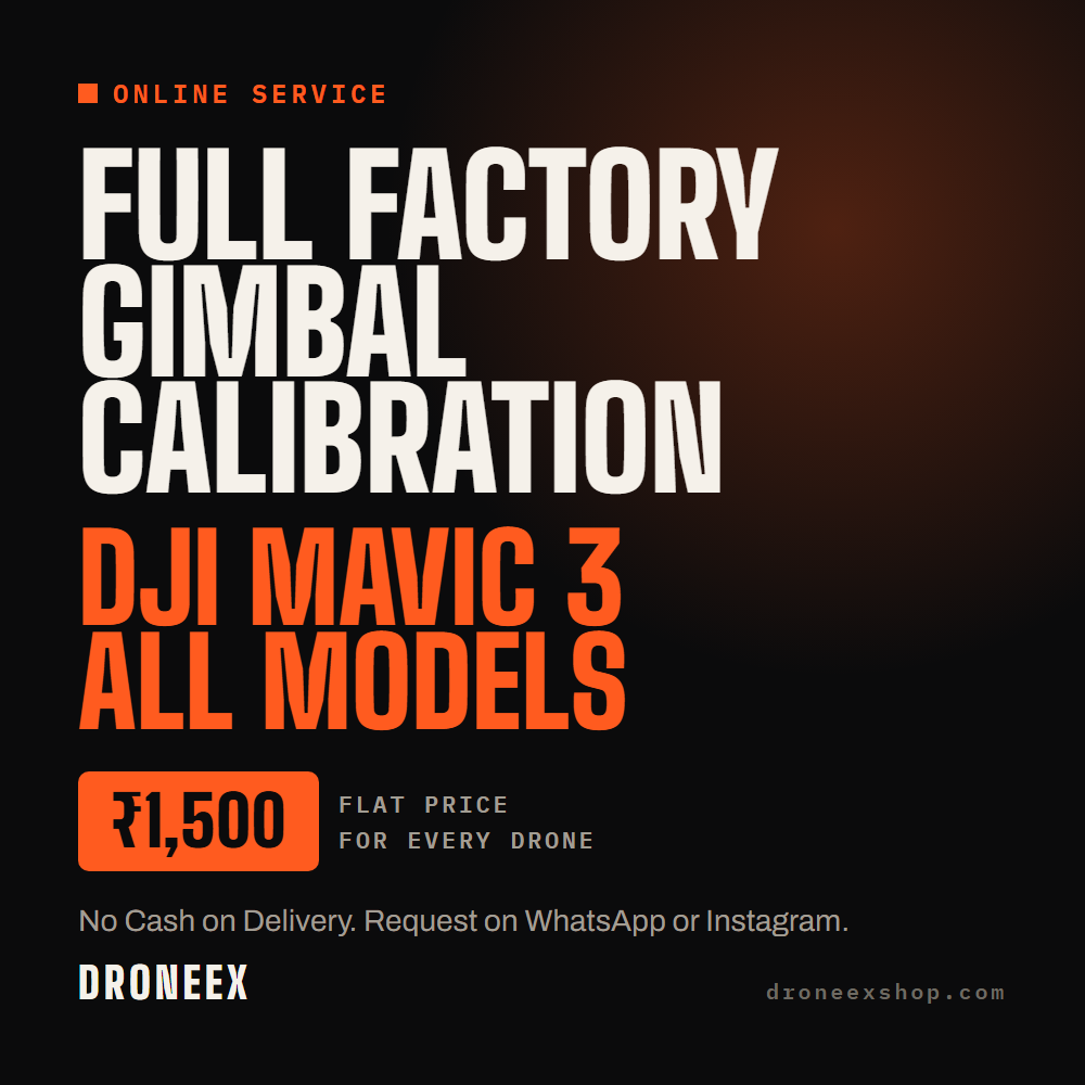 DJI Mavic 3 Series Full Factory Gimbal Calibration (All Models incl. Enterprise), online service for Rs.1,500