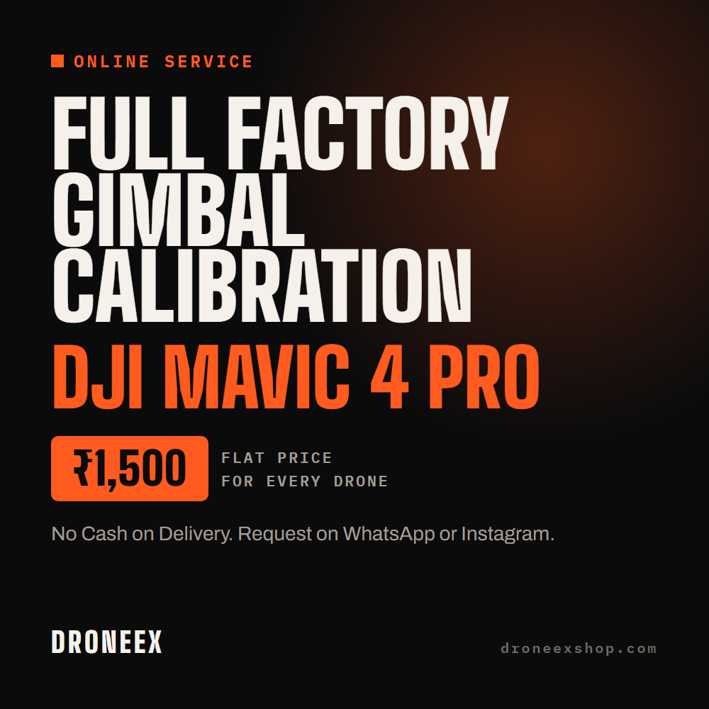 DJI Mavic 4 Pro Full Factory Gimbal Calibration, online service for Rs.1,500