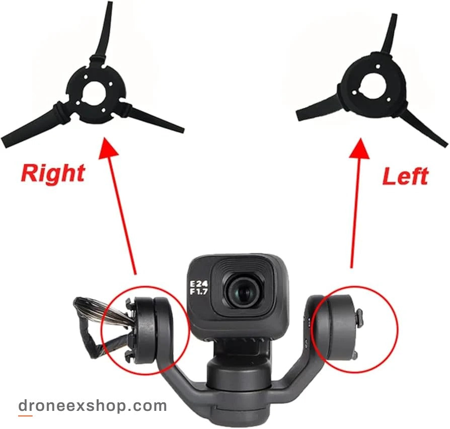 DJI Mini 3 / Mini 3 Pro Gimbal Rubbers – original DJI spare part