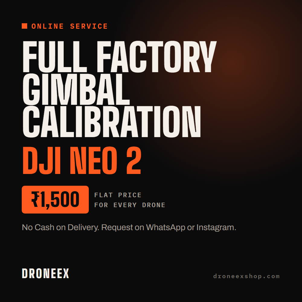 DJI Neo 2 Full Factory Gimbal Calibration, online service for Rs.1,500