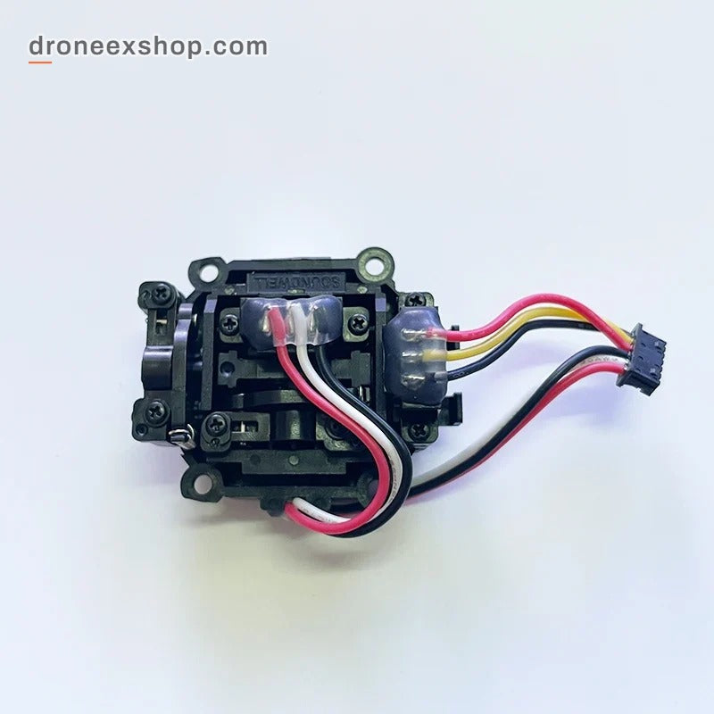 DJI RC controller joystick module, back view with cable