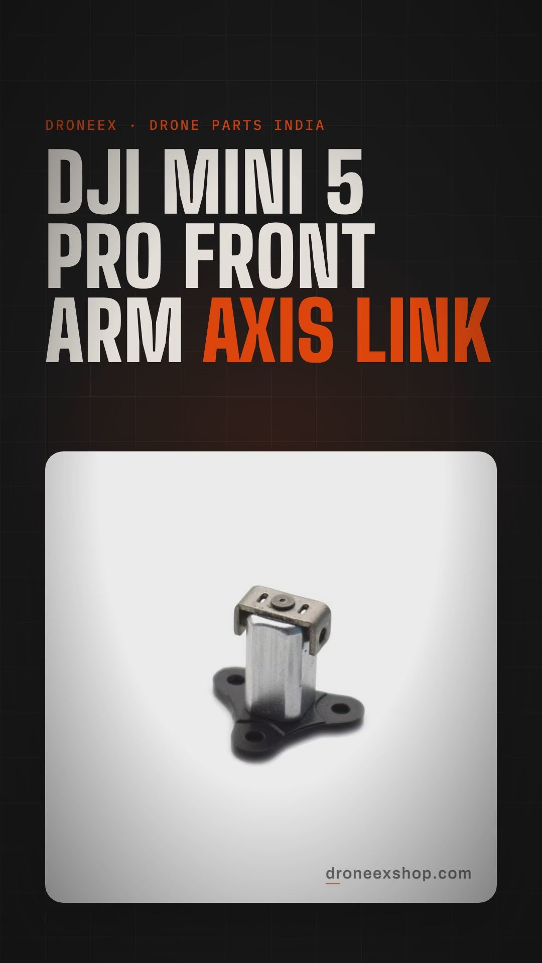 DJI Mini 5 Pro Front Arm Axis Link - DRONEEX product video