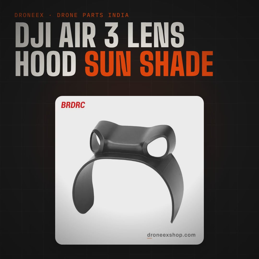 DJI Air 3 Lens Hood Sun Shade - DRONEEX product video (square)