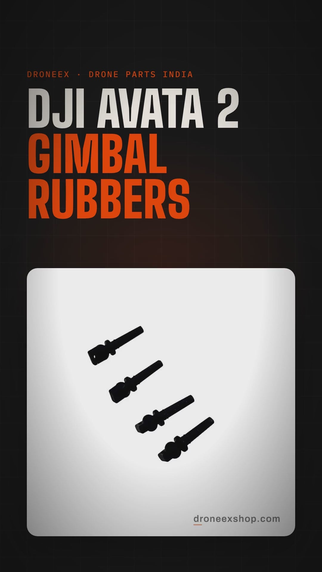 DJI Avata 2 Gimbal Rubbers - DRONEEX product video