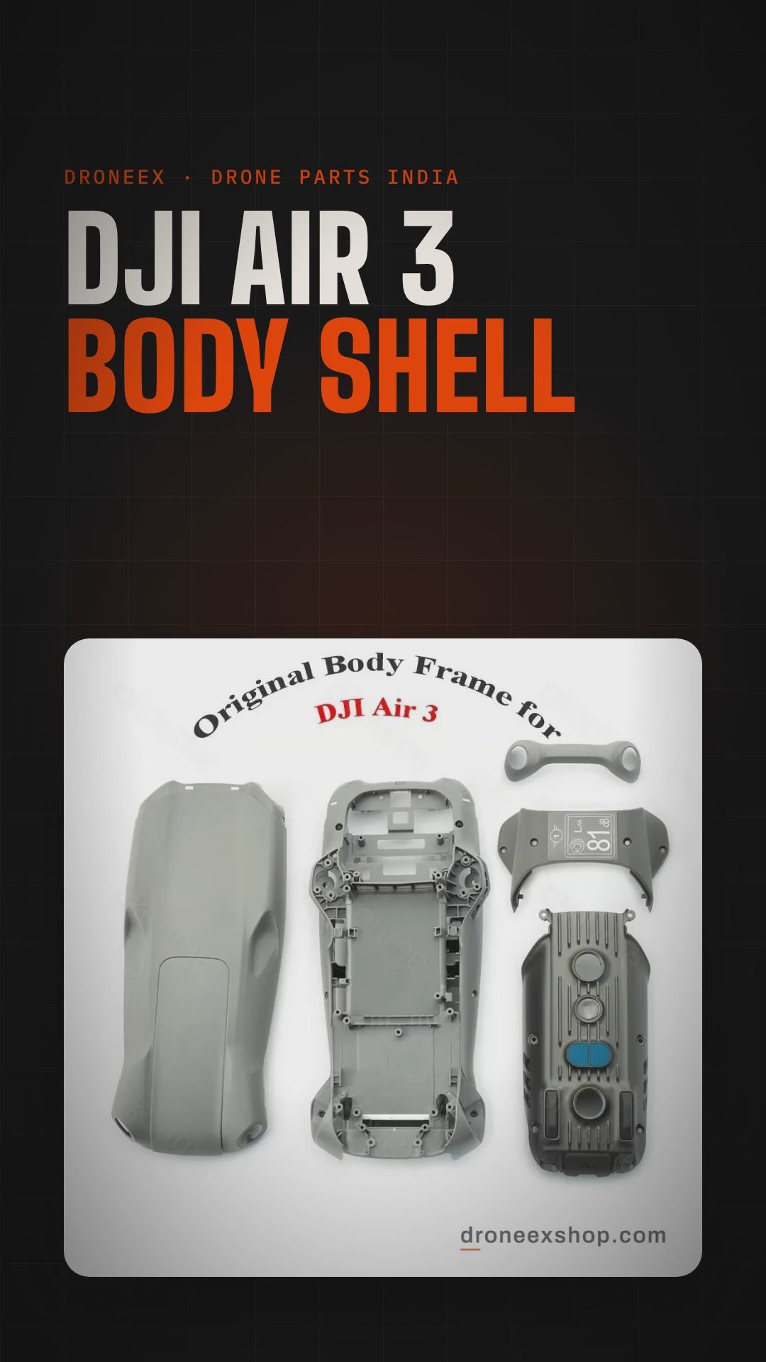 DJI Air 3 Body Shell - DRONEEX product video