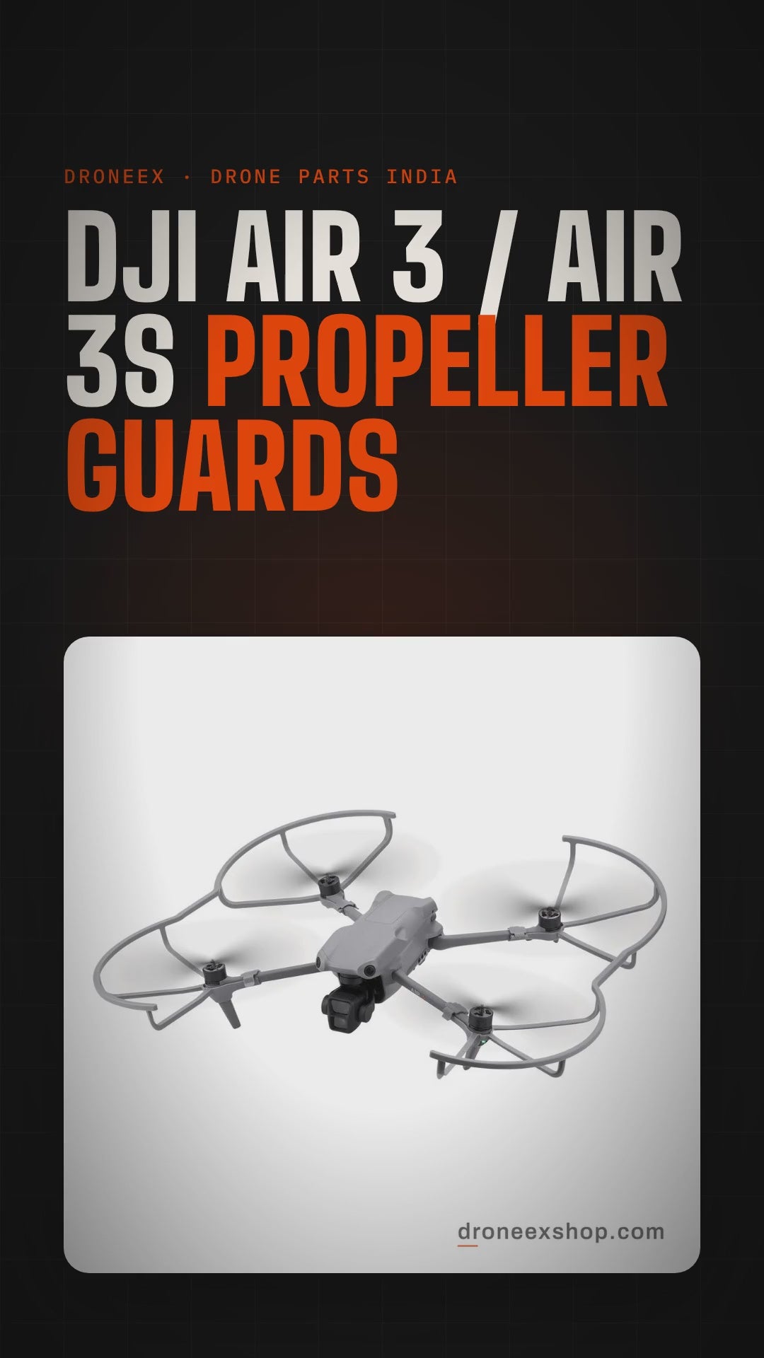 DJI Air 3 / Air 3S Propeller Guards - DRONEEX product video