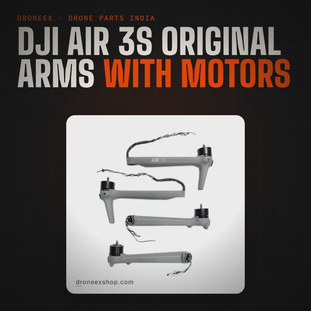 DJI Air 3S Original Arms With Motors - DRONEEX product video (square)