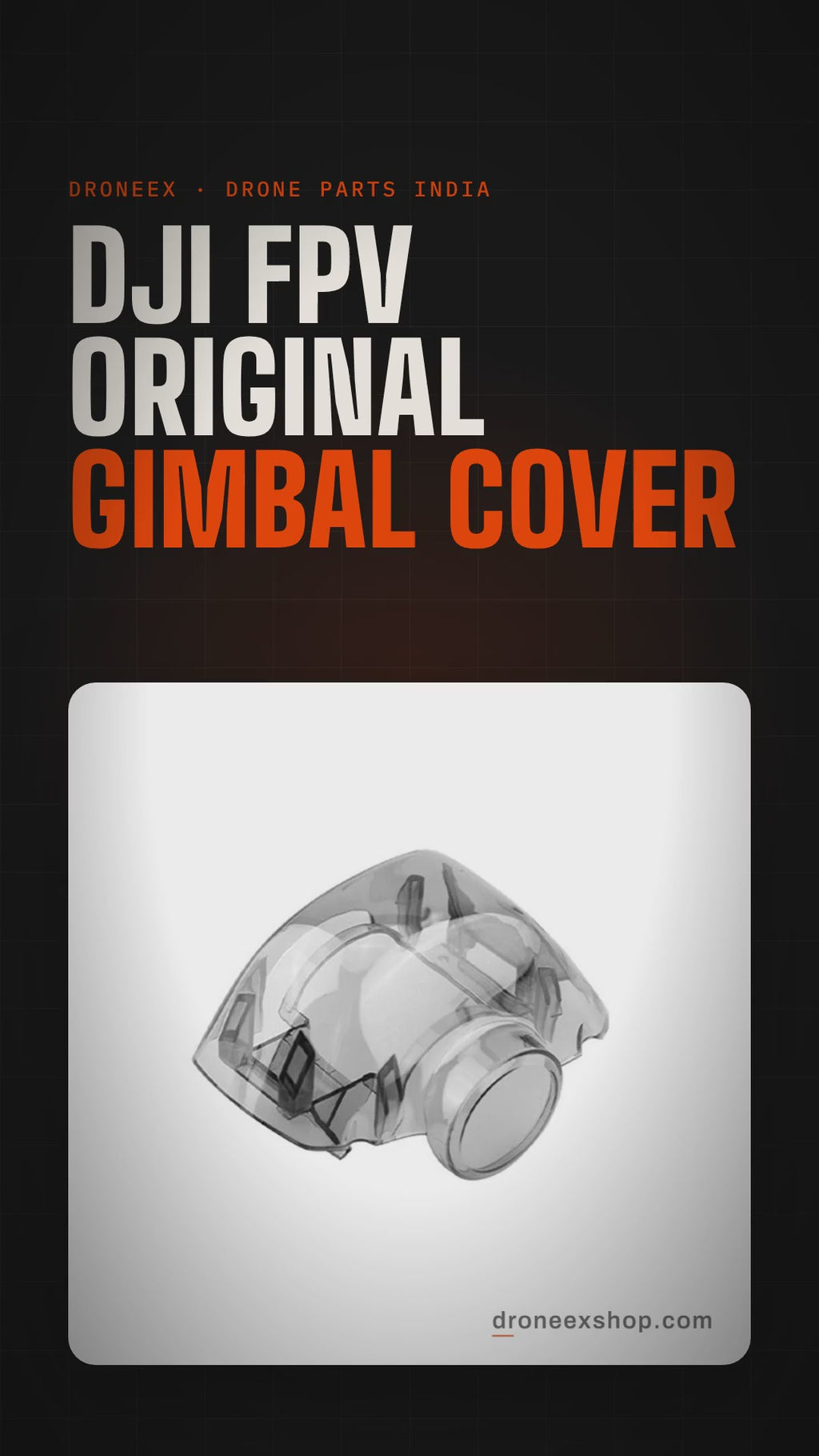 DJI FPV Original Gimbal Cover - DRONEEX product video
