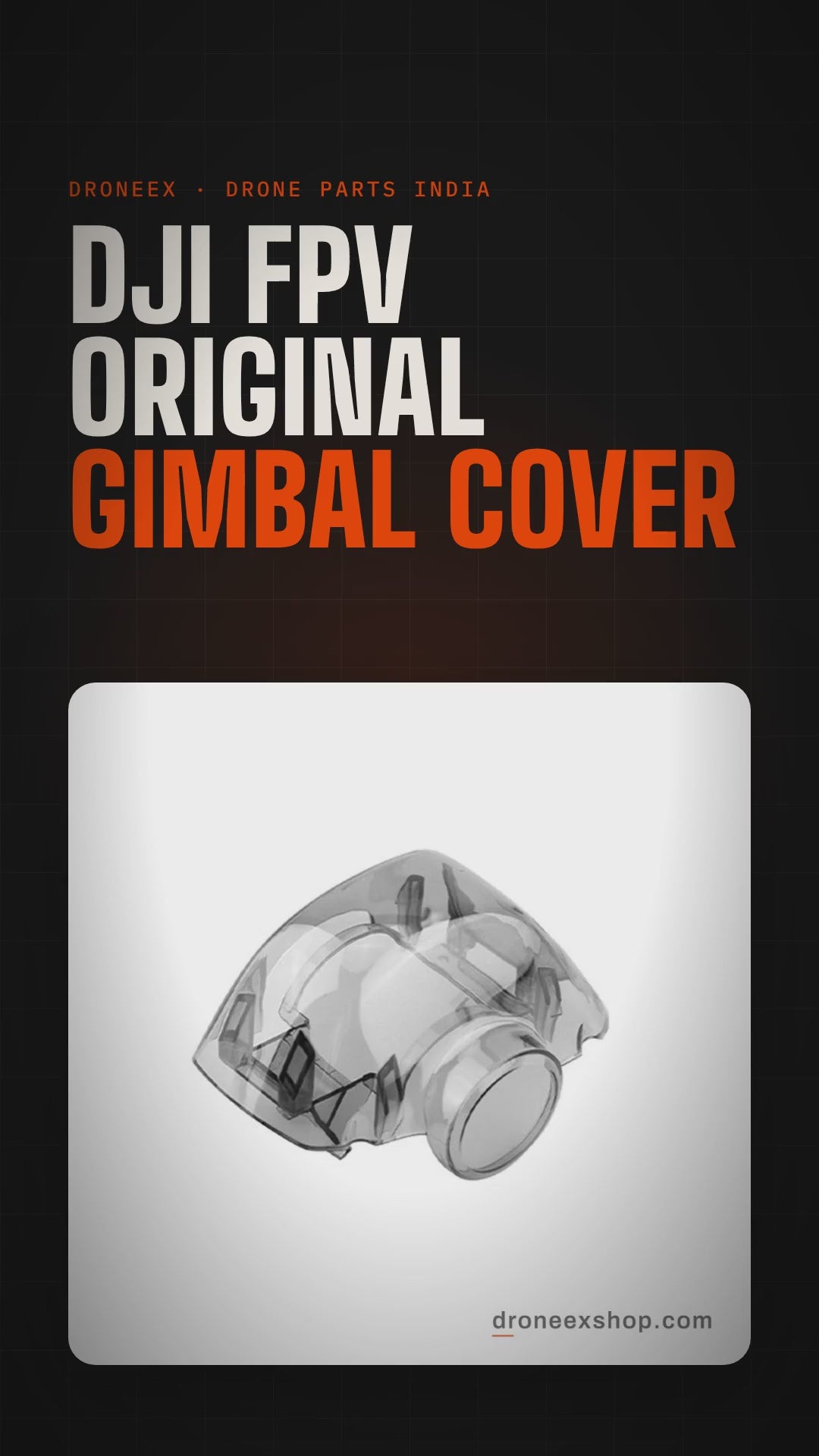 DJI FPV Original Gimbal Cover - DRONEEX product video