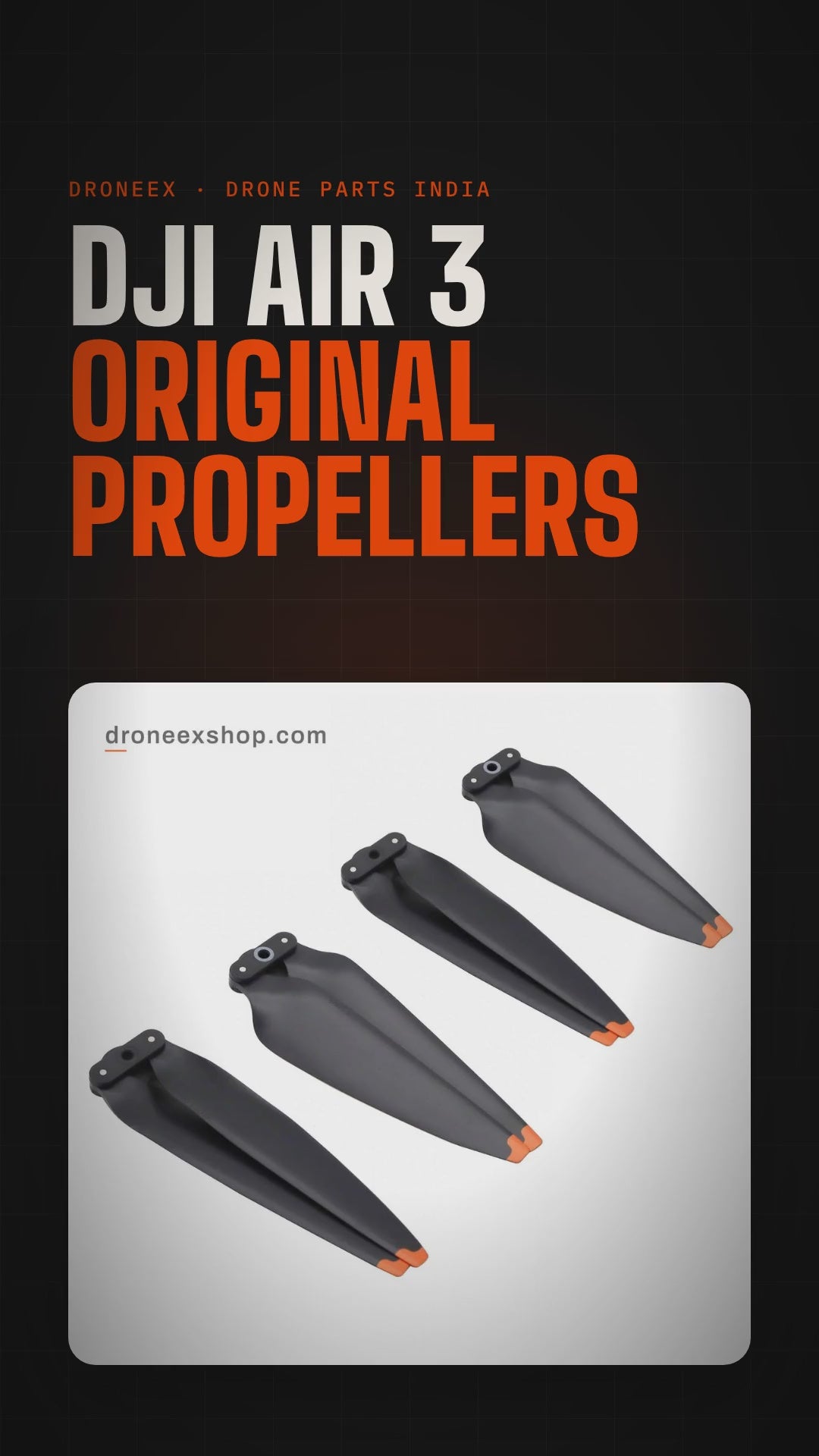 DJI AIR 3 Original Propellers - DRONEEX product video