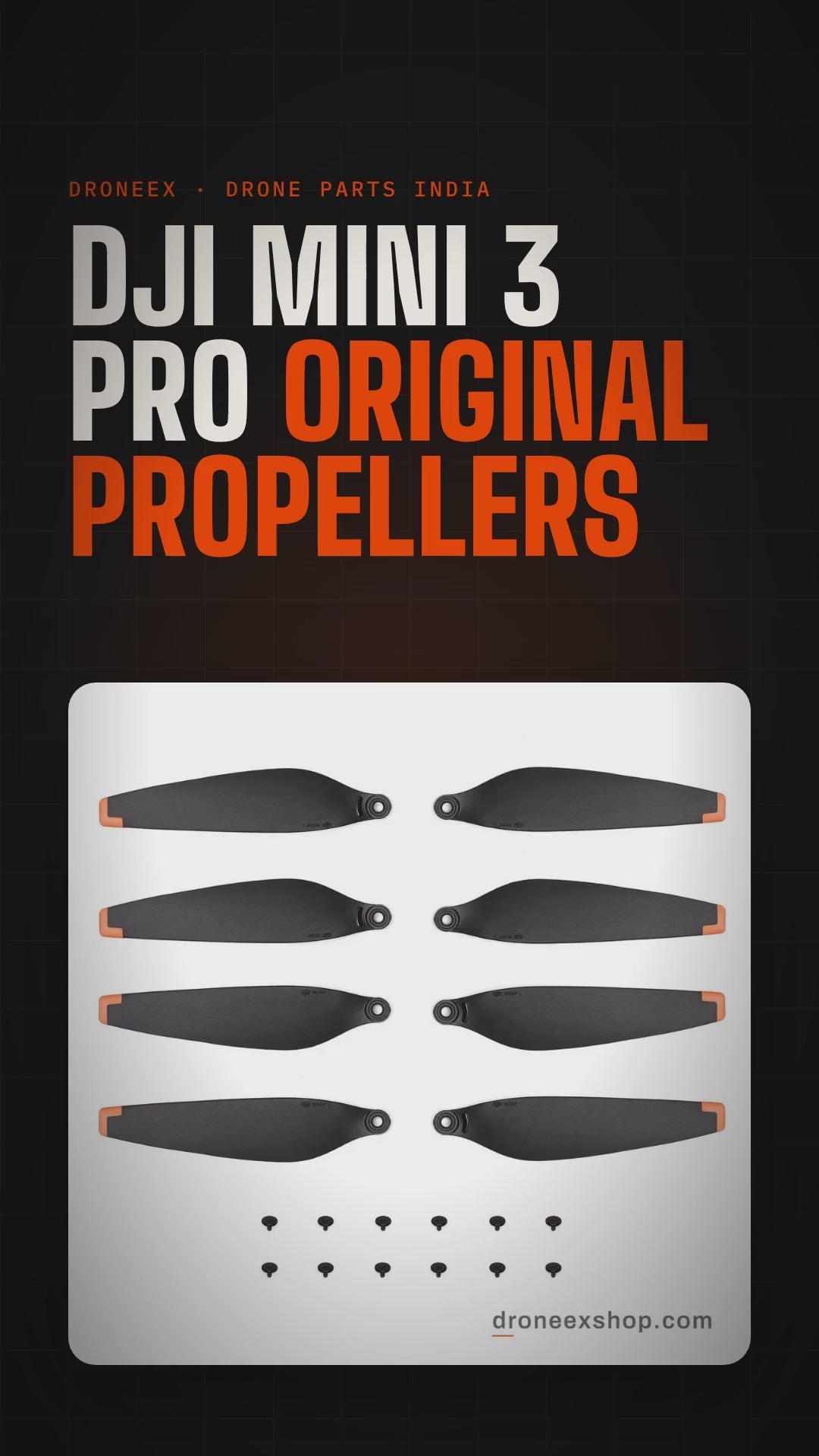 DJI Mini 3 Pro Original Propellers - DRONEEX product video