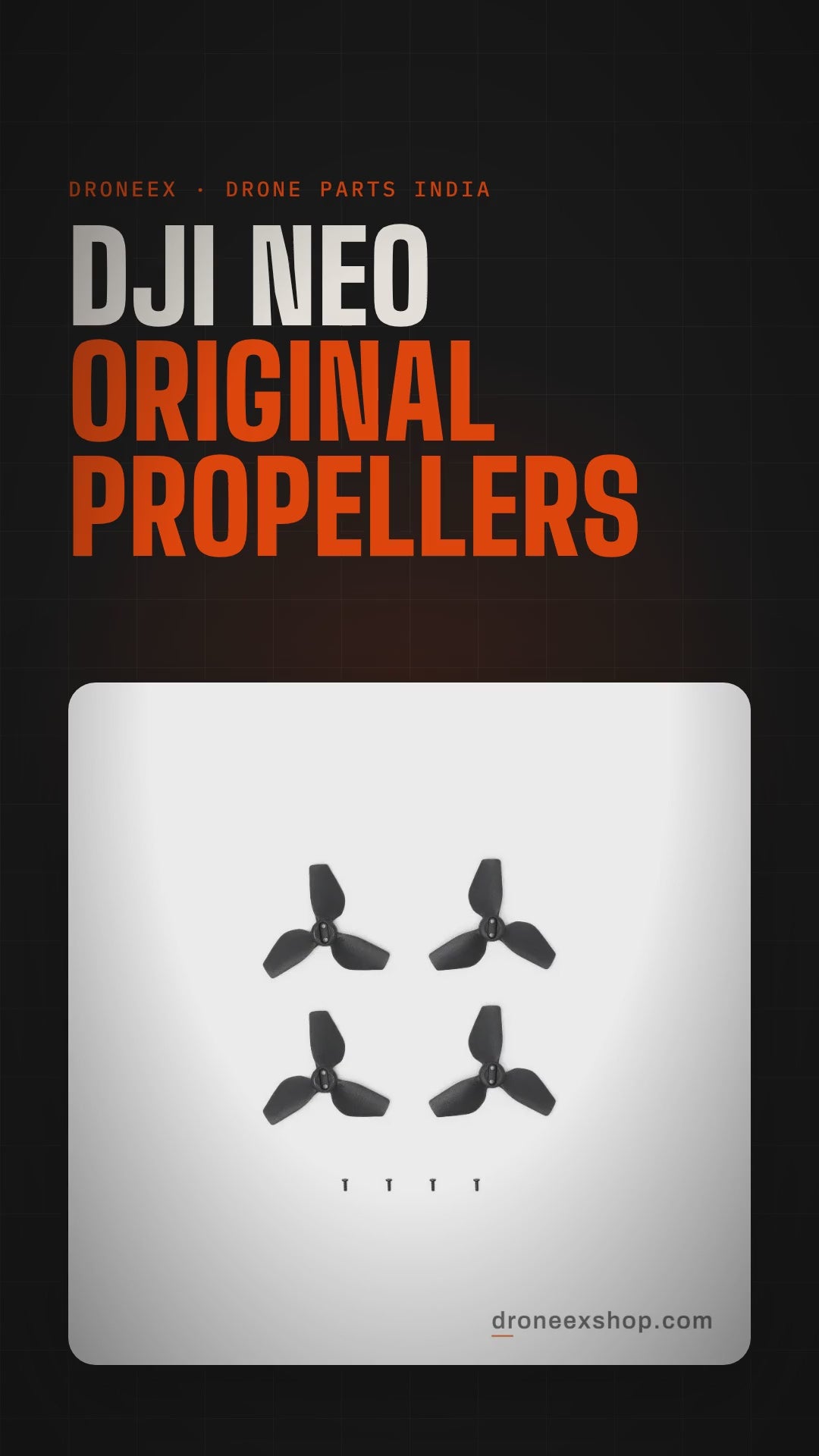 DJI Neo Original Propellers - DRONEEX product video