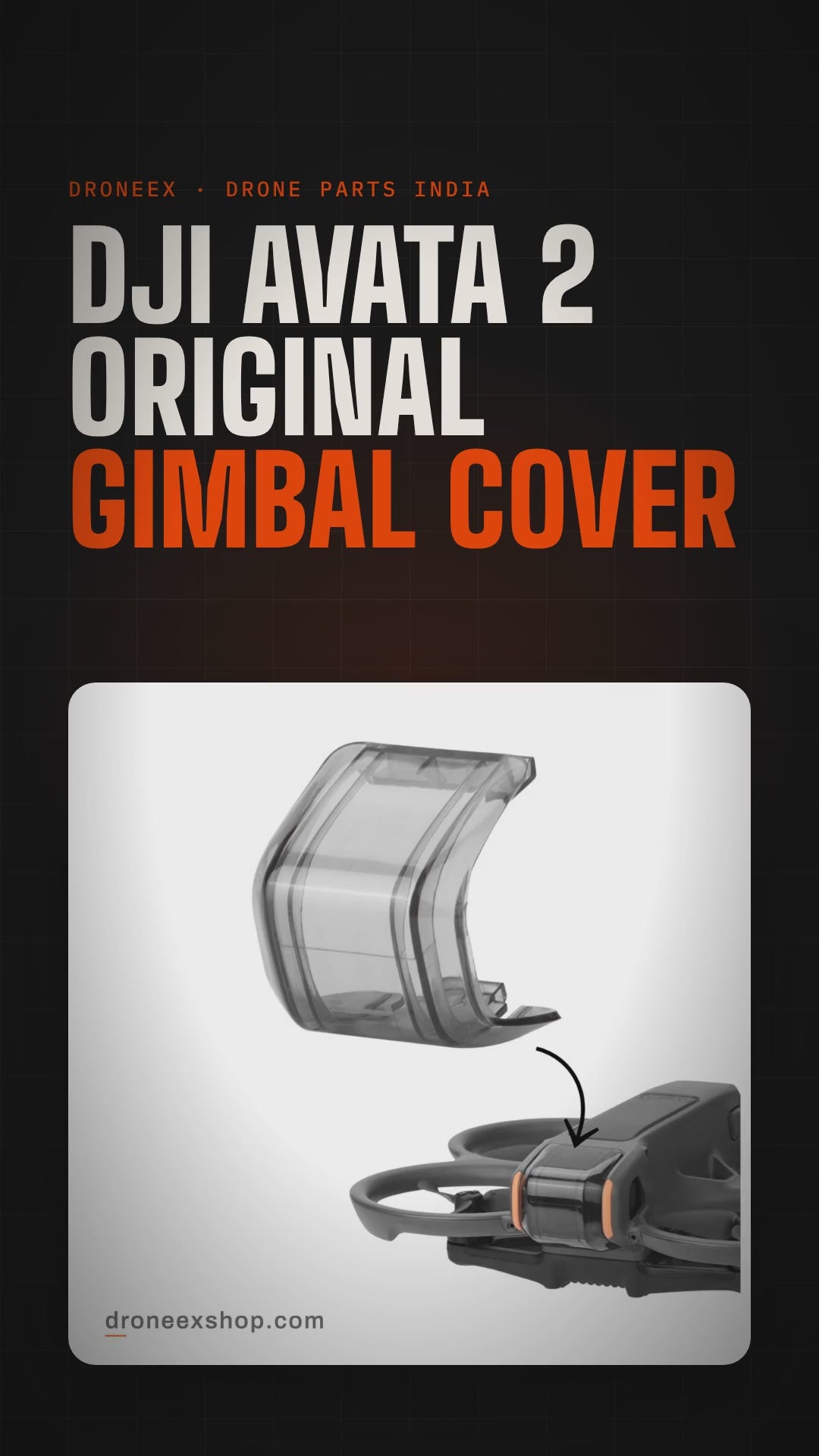 DJI Avata 2 Original Gimbal Cover - DRONEEX product video