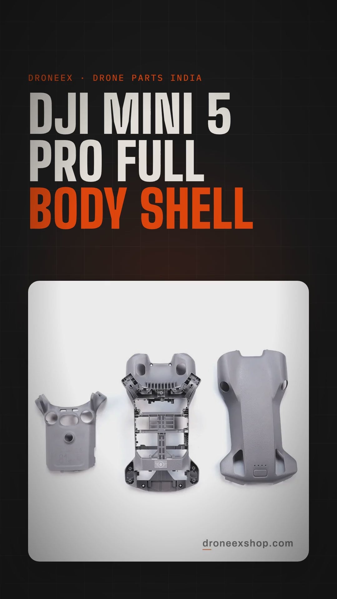 DJI Mini 5 Pro Full Body Shell - DRONEEX product video