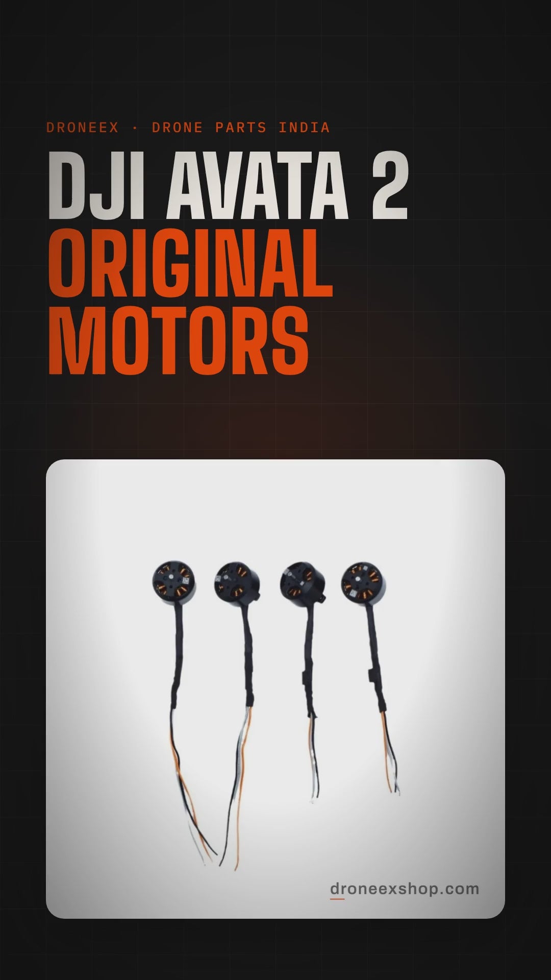 DJI Avata 2 Original Motors - DRONEEX product video