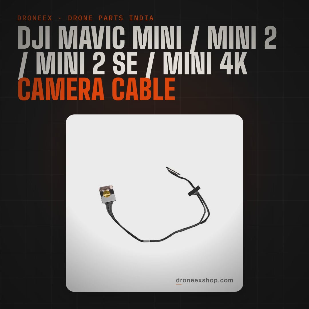 DJI Mavic Mini / Mini 2 / Mini 2 SE / Mini 4K Camera Cable - DRONEEX product video (square)