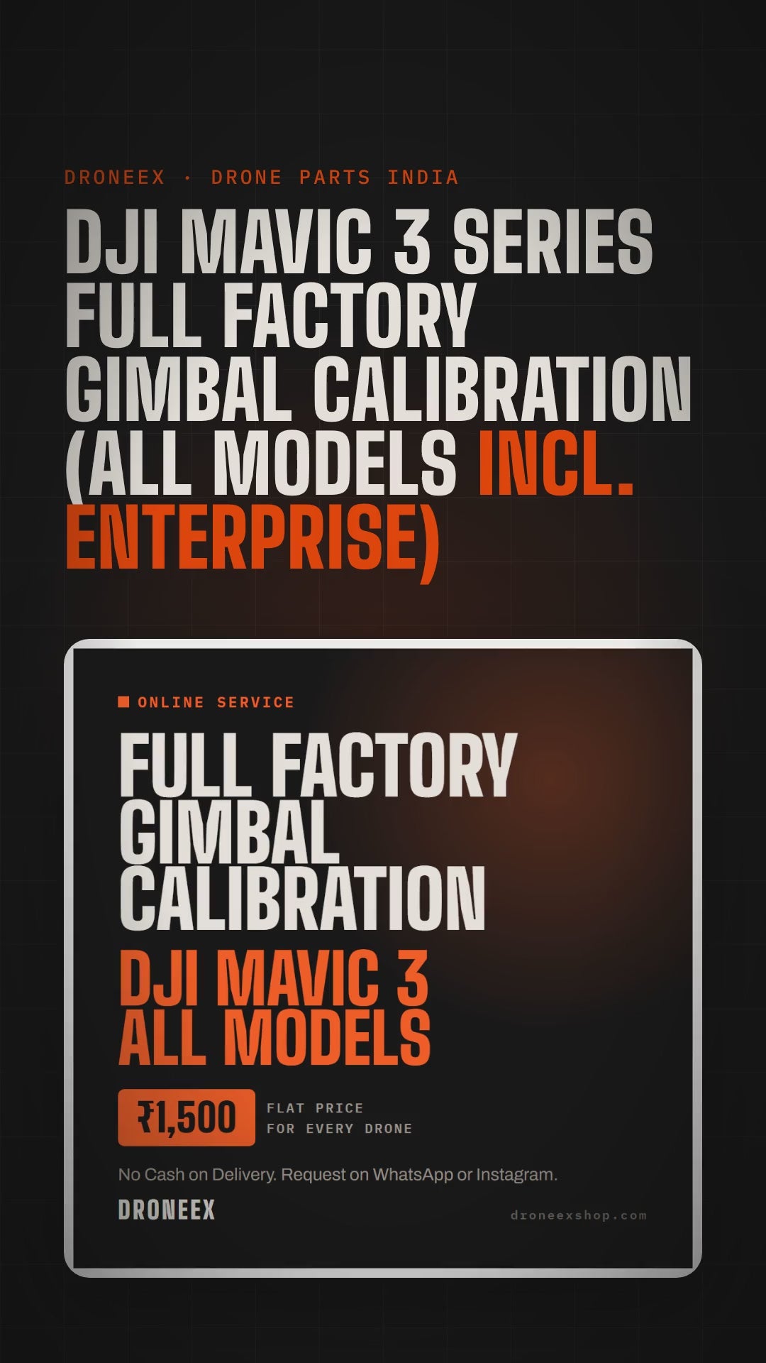 DJI Mavic 3 Series Full Factory Gimbal Calibration (All Models incl. Enterprise) - DRONEEX product video
