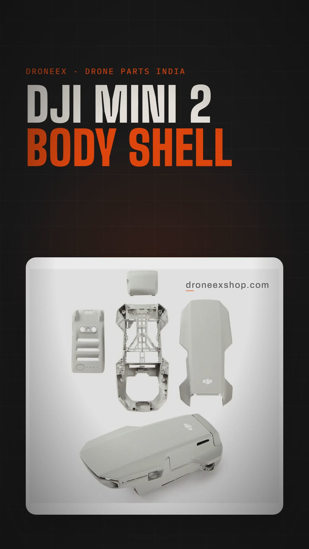 DJI Mini 2 Body Shell - DRONEEX product video