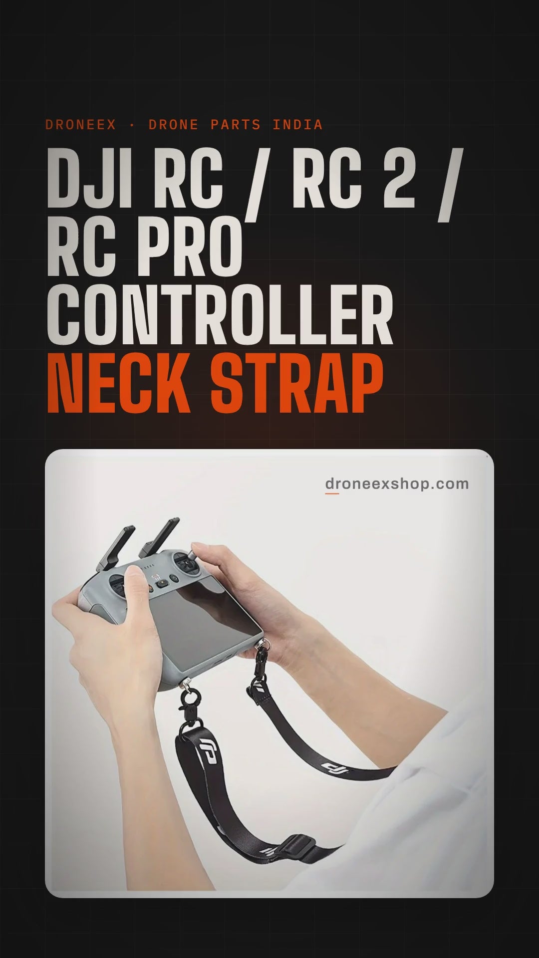 DJI RC / RC 2 / RC Pro Controller Neck Strap - DRONEEX product video