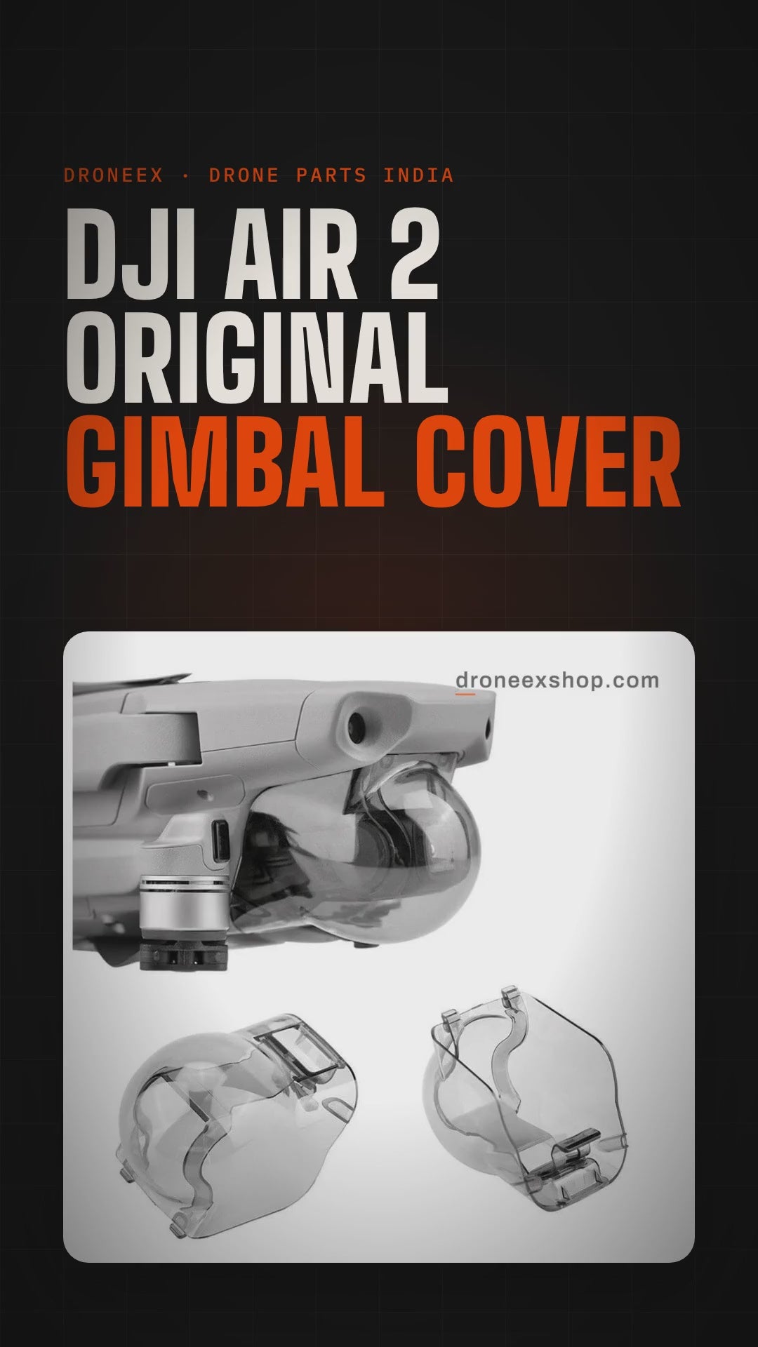 DJI Air 2 Original Gimbal Cover - DRONEEX product video