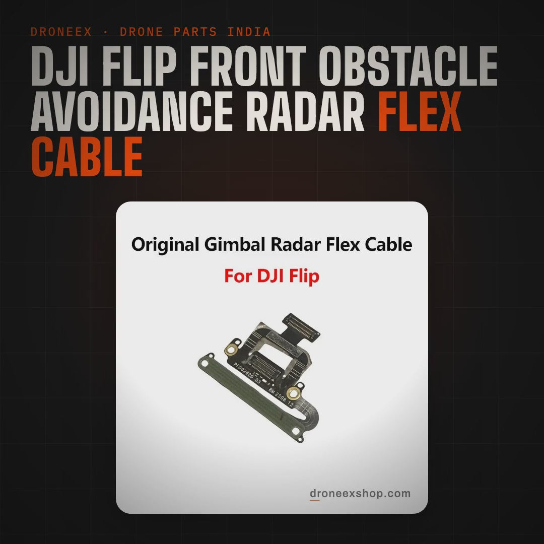 DJI Flip Front Obstacle Avoidance Radar Flex Cable - DRONEEX product video (square)