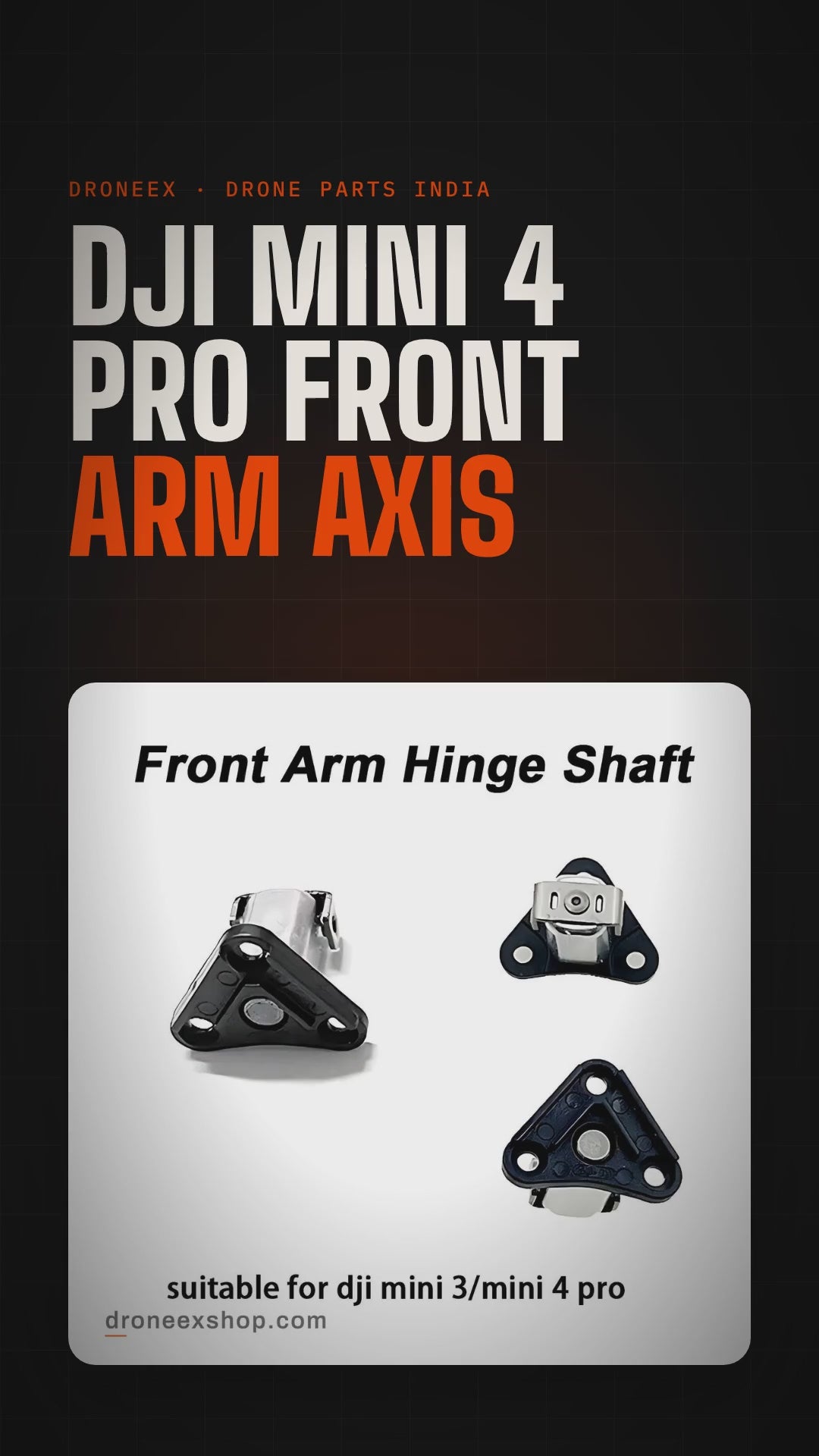 DJI Mini 4 Pro Front Arm Axis - DRONEEX product video