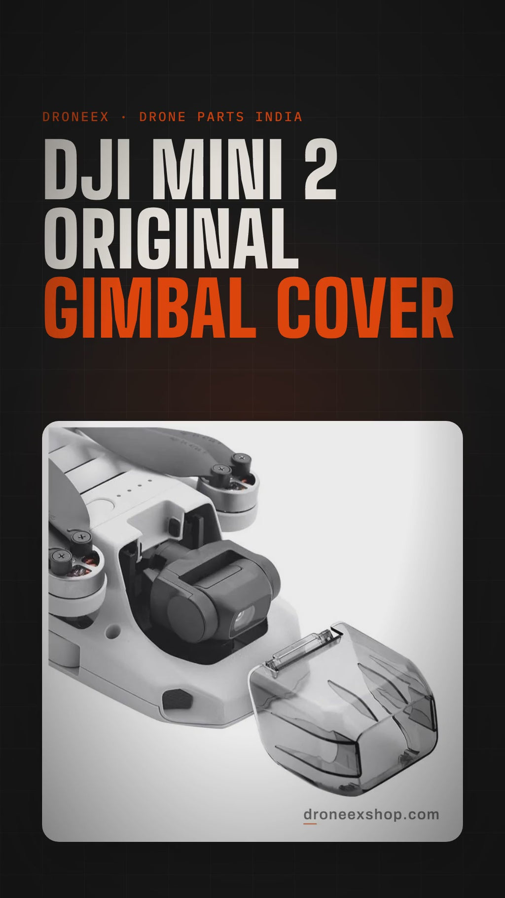 DJI Mini 2 Original Gimbal Cover - DRONEEX product video