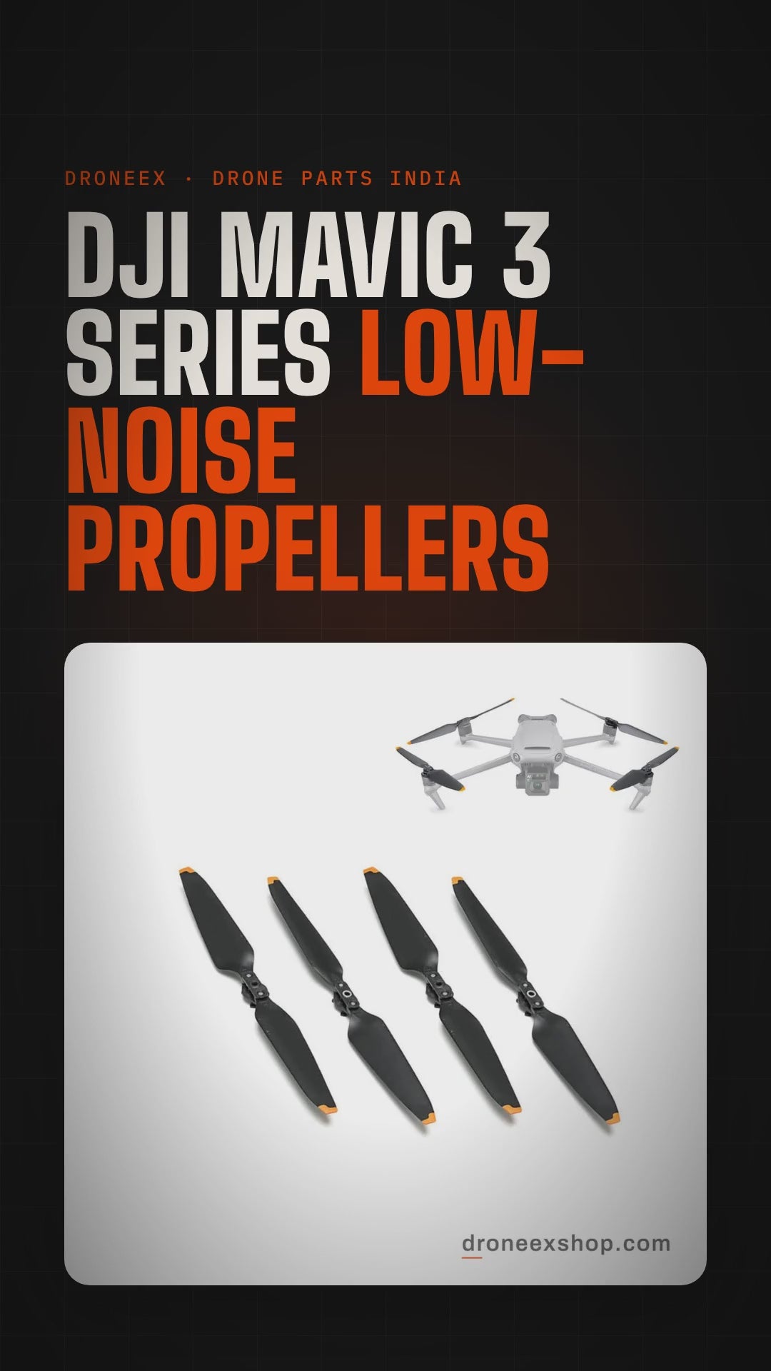 DJI Mavic 3 Series Low-Noise Propellers - DRONEEX product video