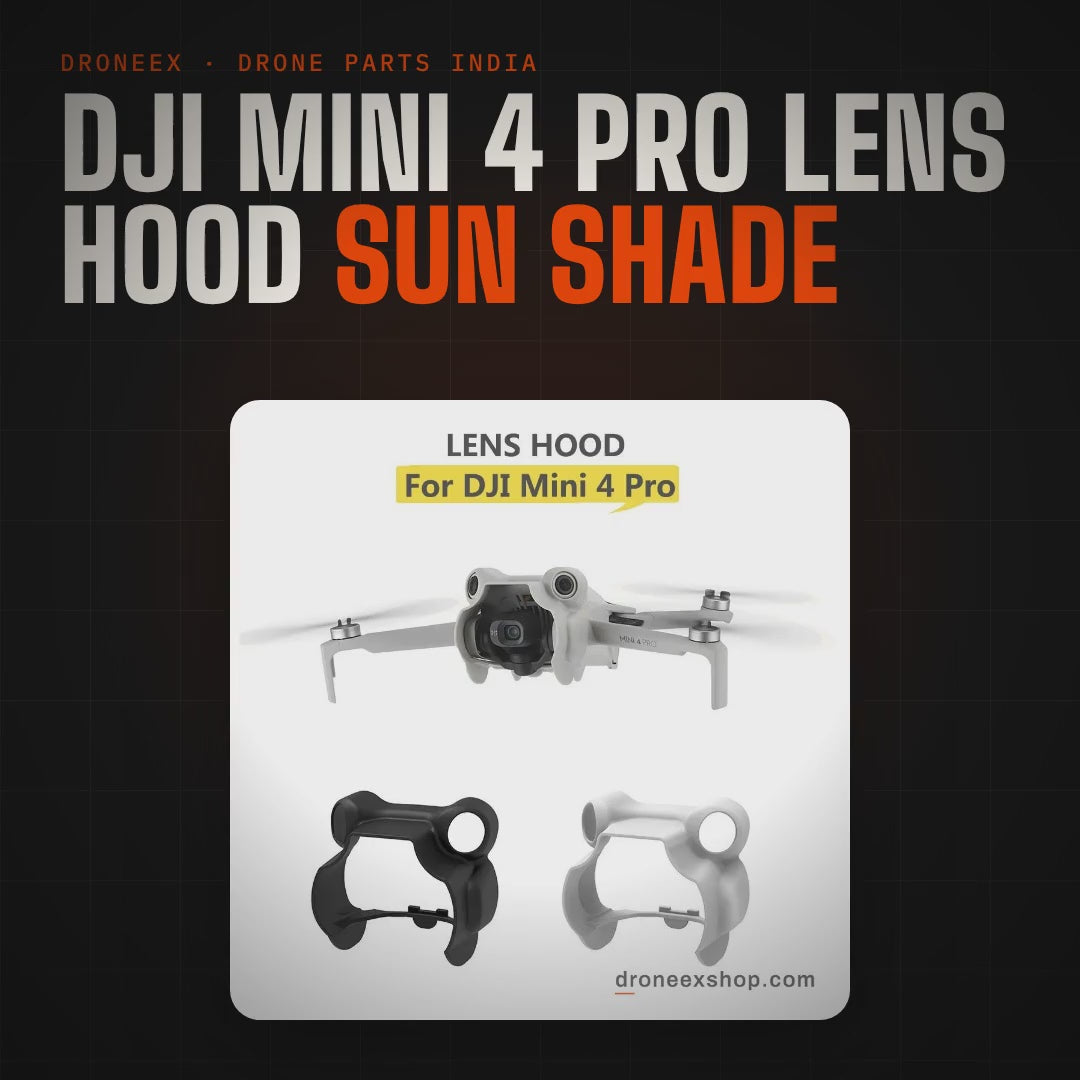 DJI Mini 4 Pro Lens Hood Sun Shade - DRONEEX product video (square)