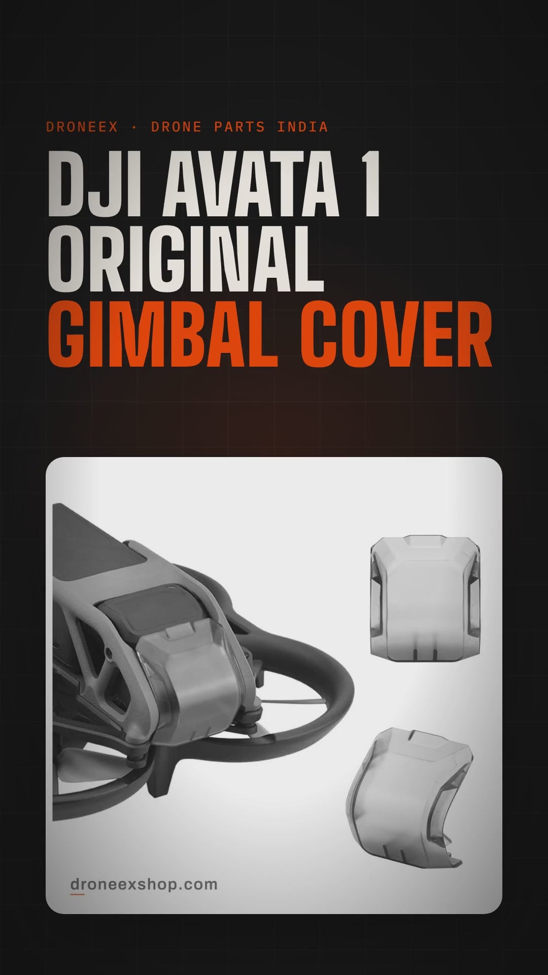 DJI Avata 1 Original Gimbal Cover - DRONEEX product video
