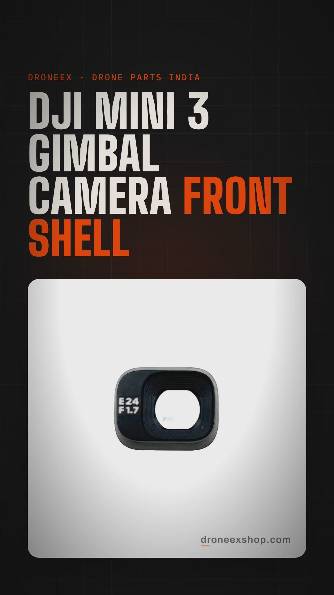 DJI Mini 3 Gimbal Camera Front Shell - DRONEEX product video