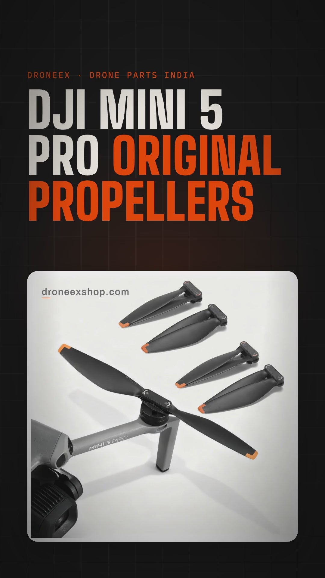 DJI Mini 5 Pro Original Propellers - DRONEEX product video