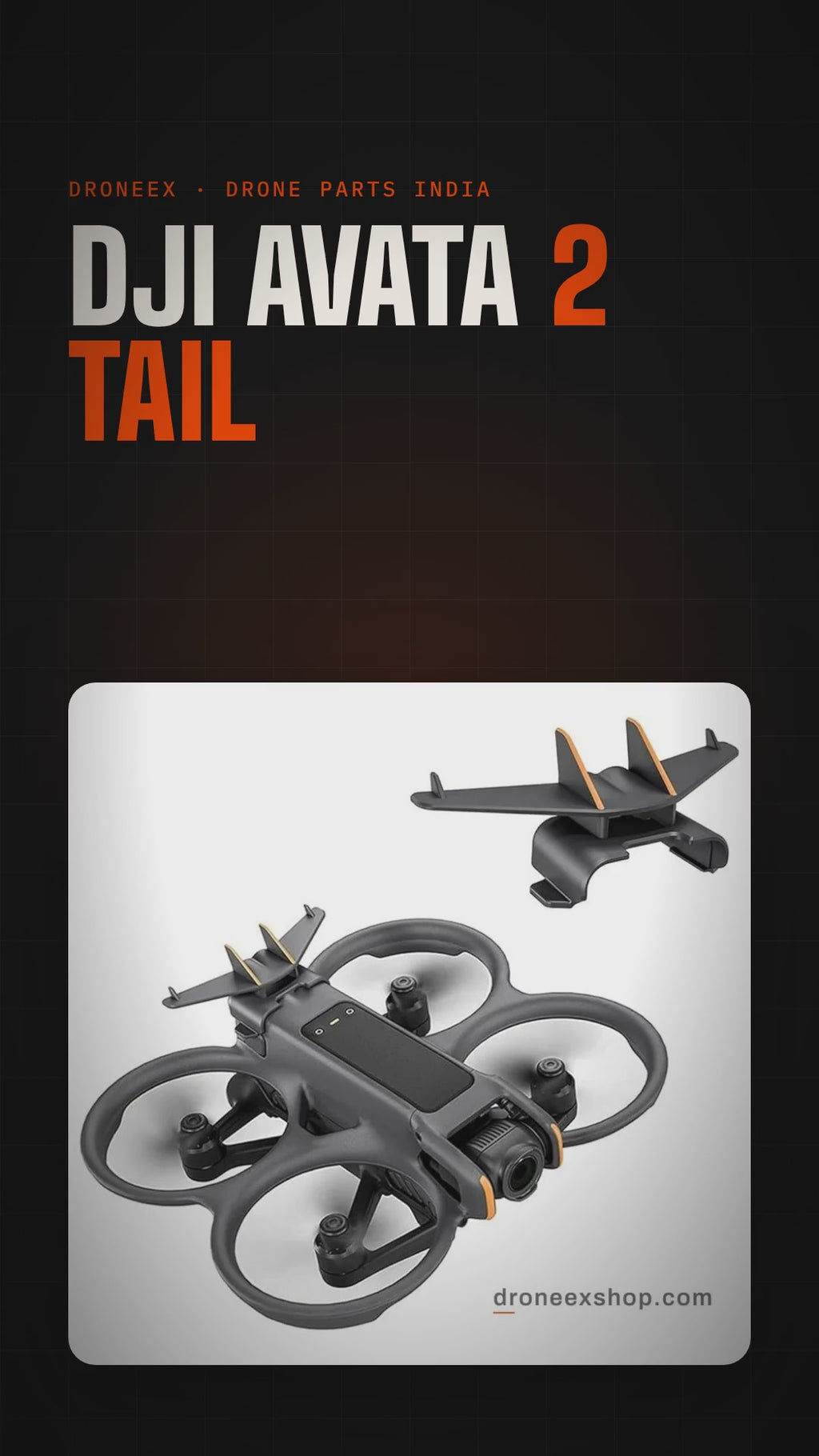 DJI Avata 2 Tail - DRONEEX product video