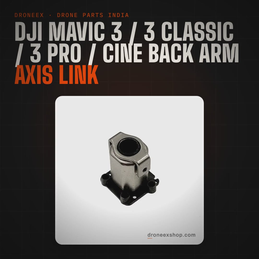 DJI Mavic 3 / 3 Classic / 3 Pro / Cine Back Arm Axis Link - DRONEEX product video (square)