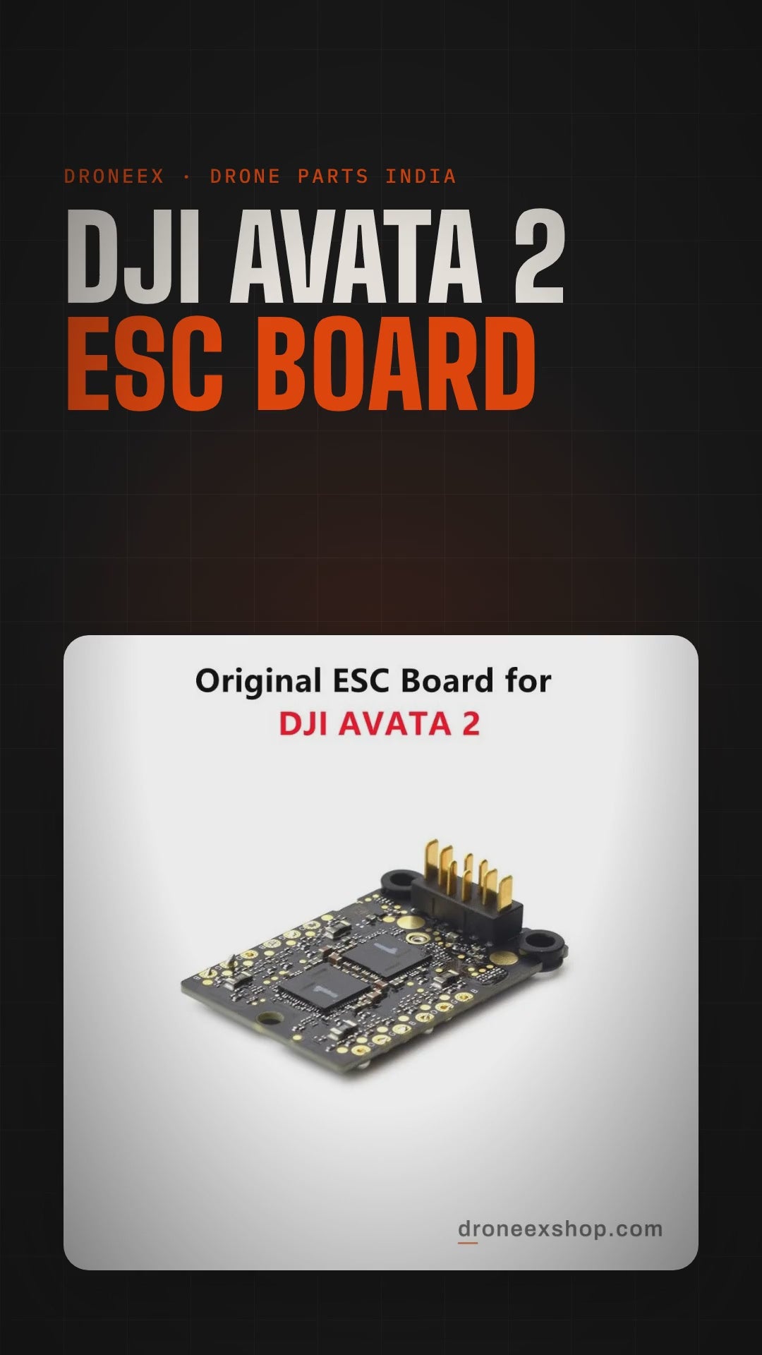 DJI Avata 2 ESC Board - DRONEEX product video