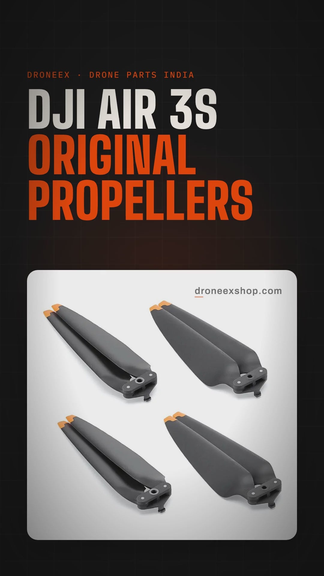 DJI Air 3S Original Propellers - DRONEEX product video