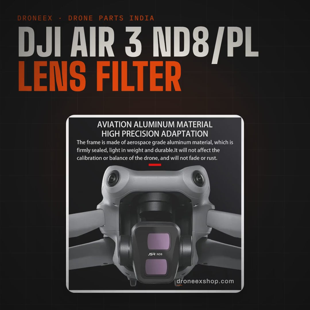 DJI Air 3 ND8/PL Lens Filter - DRONEEX product video (square)