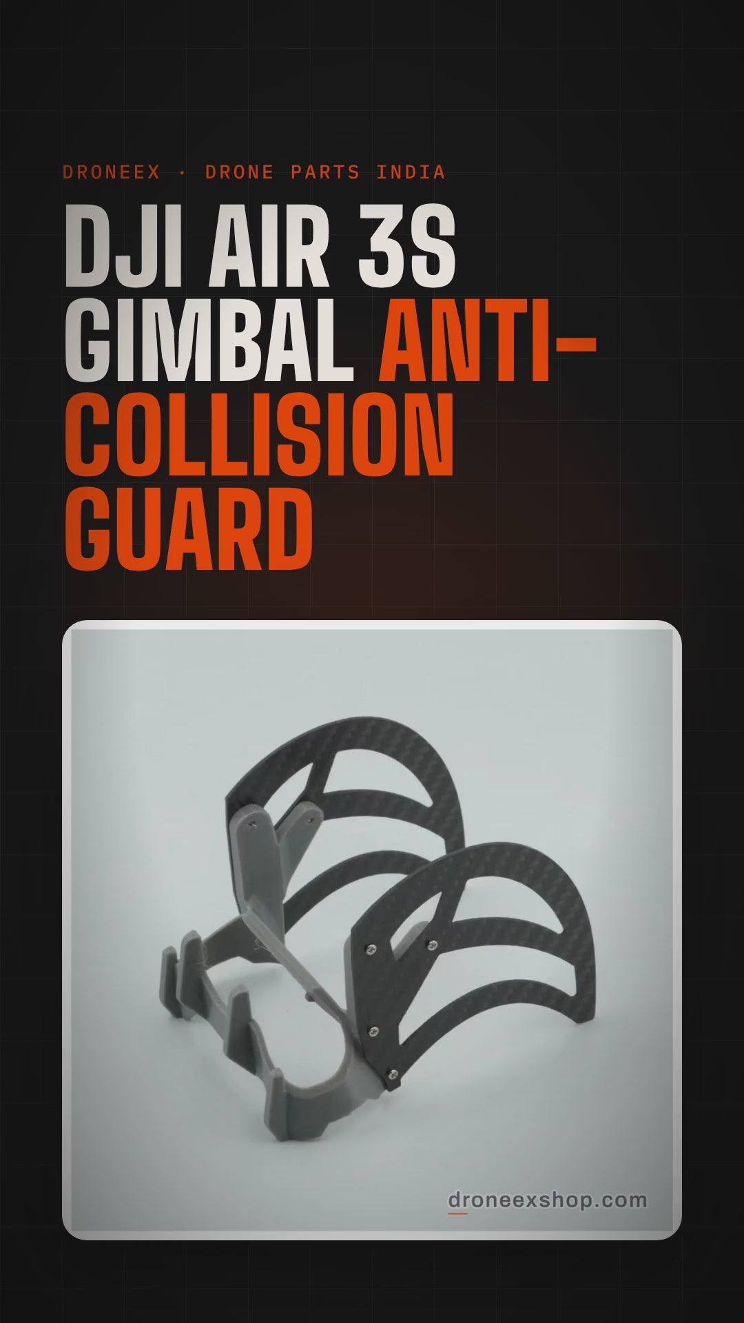 DJI Air 3S Gimbal Anti-Collision Guard - DRONEEX product video