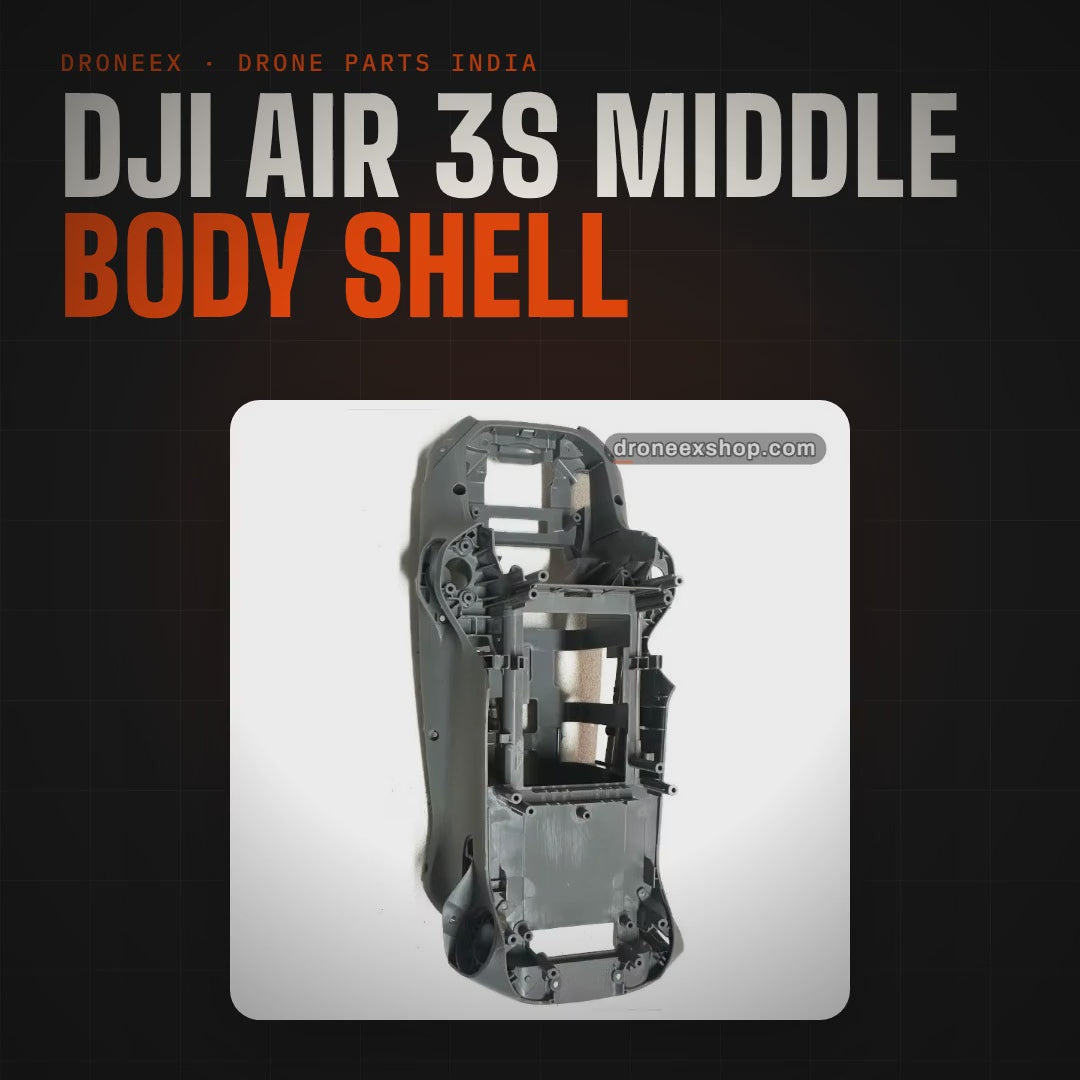 DJI Air 3S Middle Body Shell - DRONEEX product video (square)