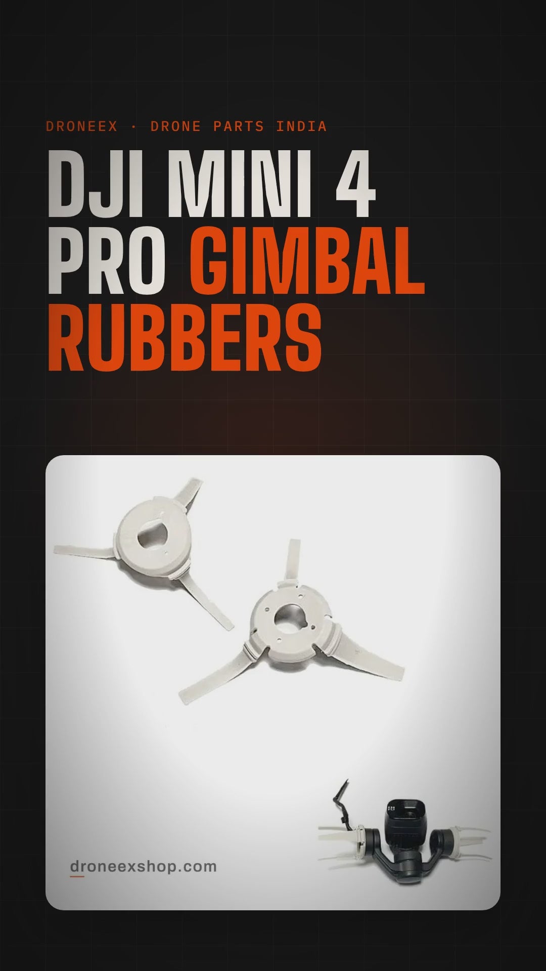 DJI Mini 4 Pro Gimbal Rubbers - DRONEEX product video
